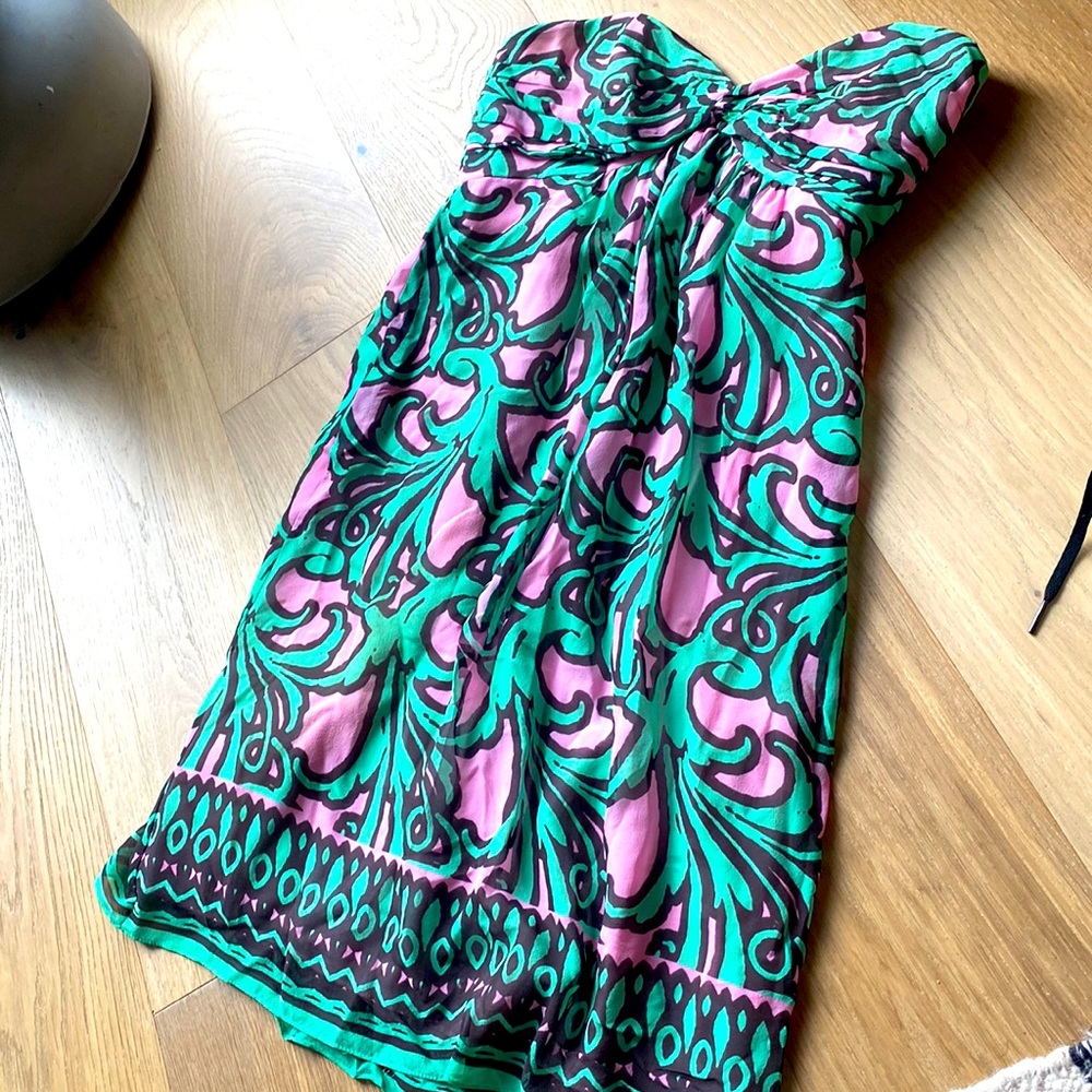 Milly strapless mini dress